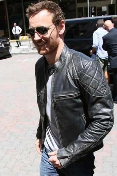 Michael Fassbender X-Men Apocalypse Black Biker Quilted Jacket michael-fassbender-x-men-apocalypse-jacket