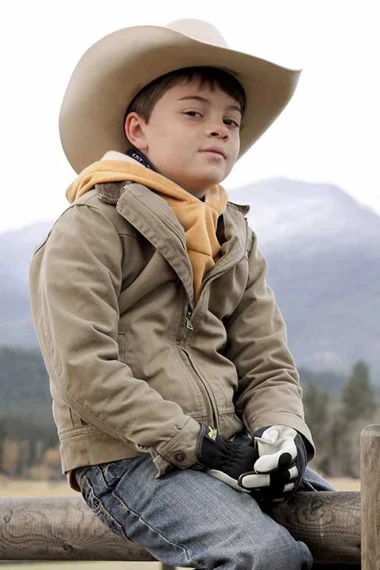 Yellowstone Tate Dutton Brecken Merrill Beige Cotton Jacket