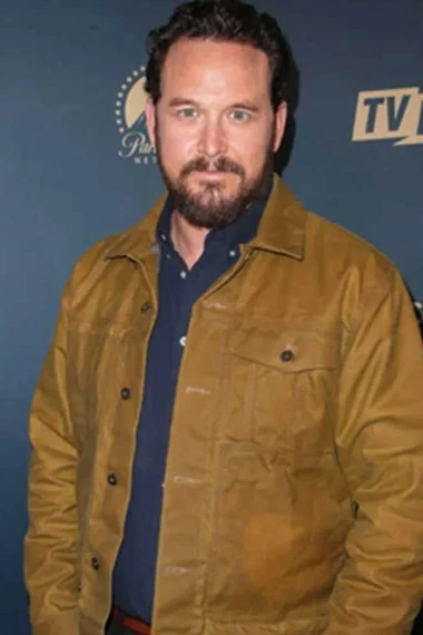 Cole Hauser Rip Wheeler Yellowstone Yellow Cotton Jacket yellowstone-cole-hauser-yellow-jacket
