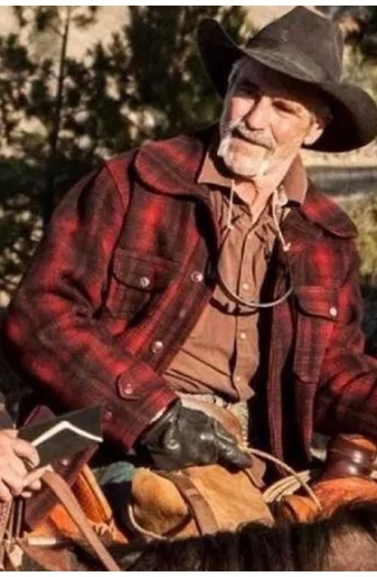 Forrie J Smith Lloyd Pierce Yellowstone Checkered Plaid Jacket yellowstone-forrie-smith-plaid-jacket