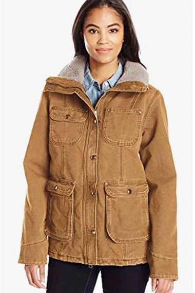 Kelsey Asbille Yellowstone Monica Dutton Beige Cotton Jacket