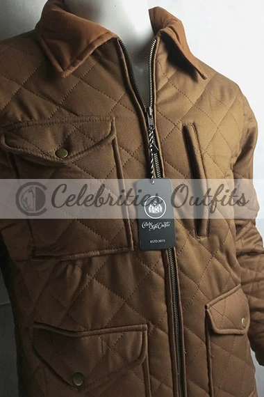 Yellowstone John Dutton Kevin Costner Brown Quilted Jacket yellowstone-kevin-costner-quilted-jacket