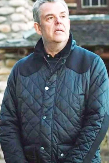Danny Huston Yellowstone Dan Jenkins Quilted Puffer Jacket