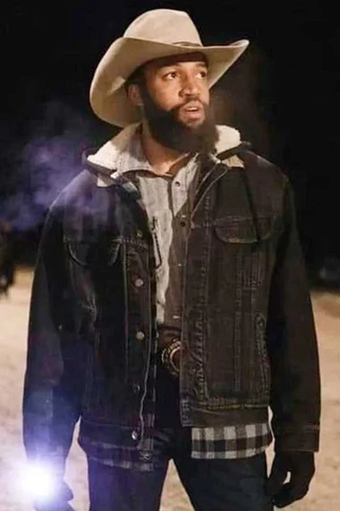 Colby Mayfield Yellowstone Denim Richards Black Denim Jacket