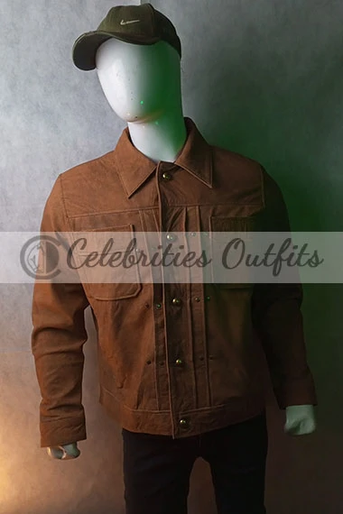 Kayce Dutton Yellowstone Luke Grimes Brown Cotton Jacket