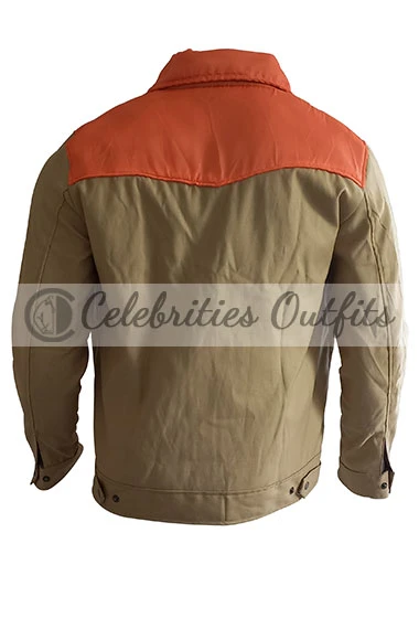 Kevin Costner John Dutton Yellowstone Beige Puffer Jacket kevin-costner-yellowstone-puffer-jacket
