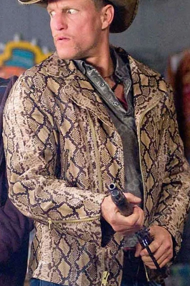 Tallahassee Woody Harrelson Zombieland Brown Jacket